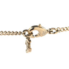 Chanel Metal Quilted CC Necklace Gold
