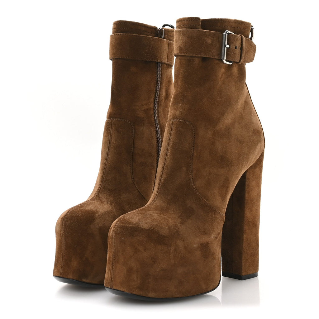 Saint Laurent Cachemire Mina 95 Boots 39 Land