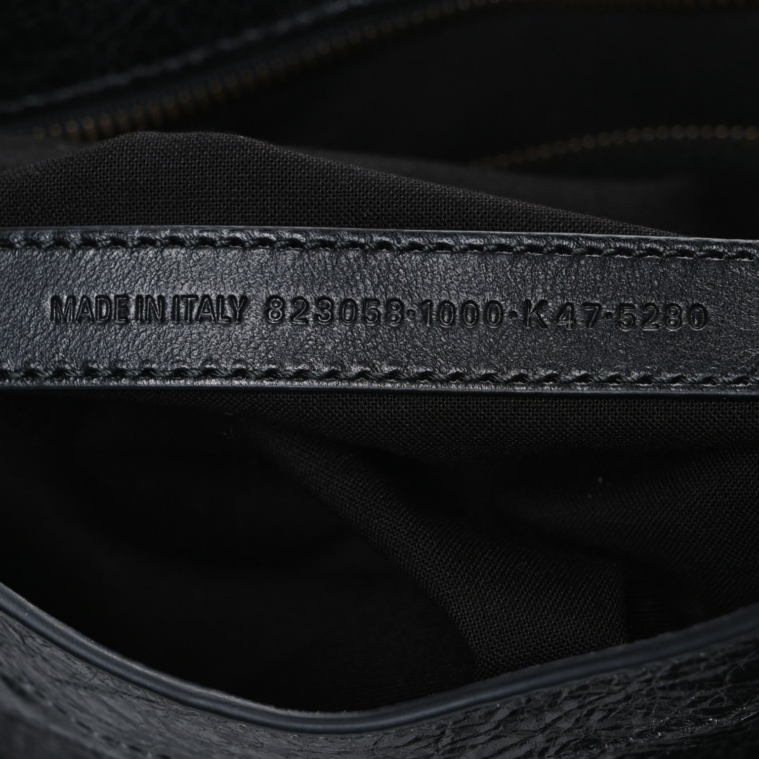 Balenciaga Agneau Arena Storico Classic Hardware Medium Le City Black