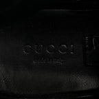 Gucci Nappa Frances GG Matelasse Platform Combat Boots 36 Black