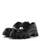 Prada Monolith 55mm Derby Loafers 8 Black