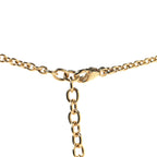 Gucci Metal Enamel Blondie Pendant Necklace Gold Black