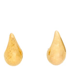 Bottega Veneta Sterling Silver Small Drop Earrings Gold