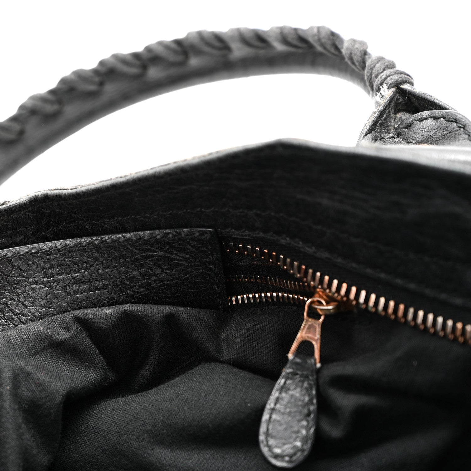 Balenciaga Agneau Giant 21 Rose Gold Hardware City Black