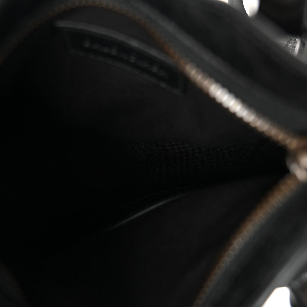 Balenciaga Agneau Arena Storico Classic Hardware Nano Le City Black