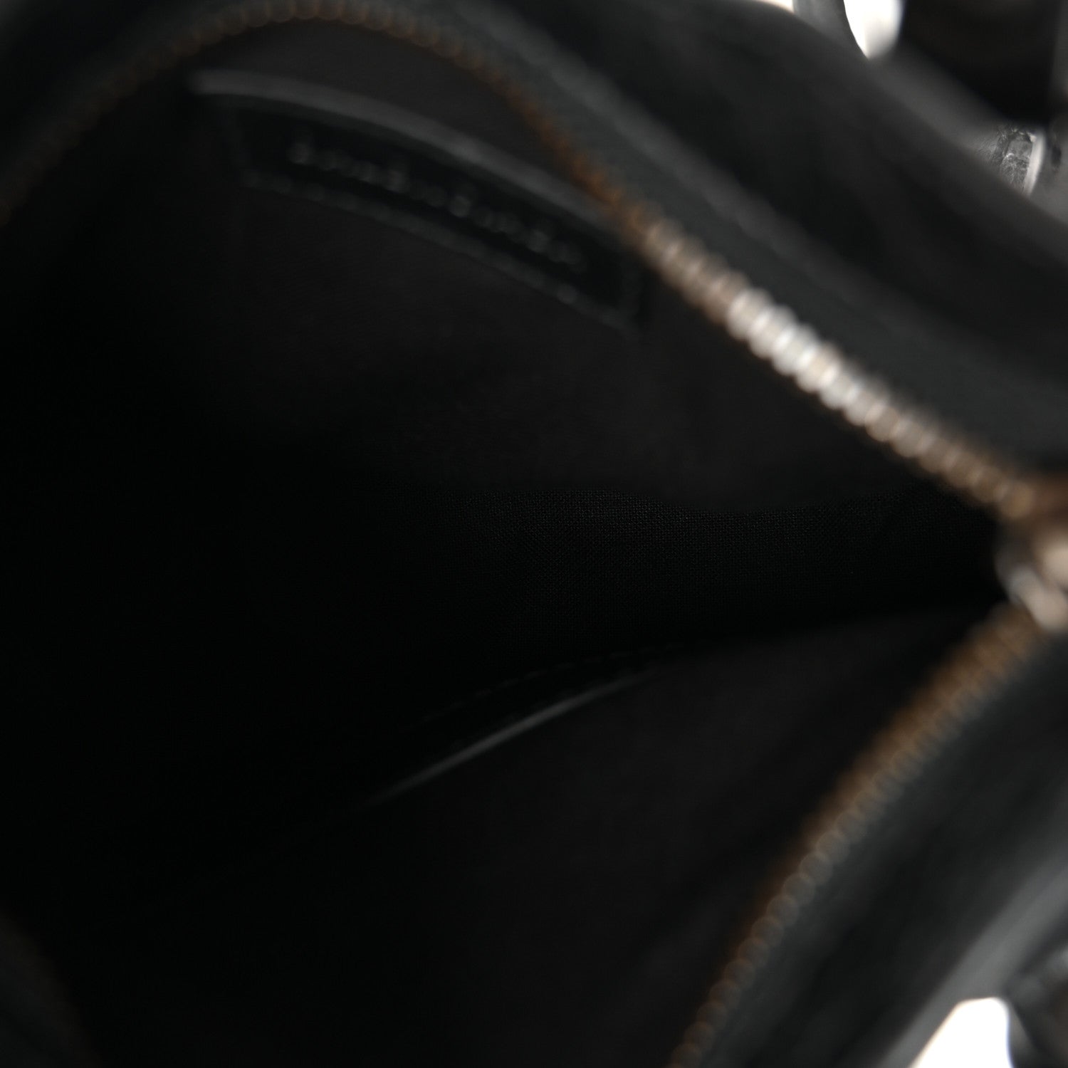 Balenciaga Agneau Arena Storico Classic Hardware Nano Le City Black