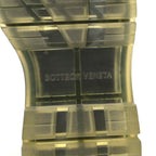 Bottega Veneta Calfskin The Tire Chelsea Boots 40.5 Vaseline Black Transparent