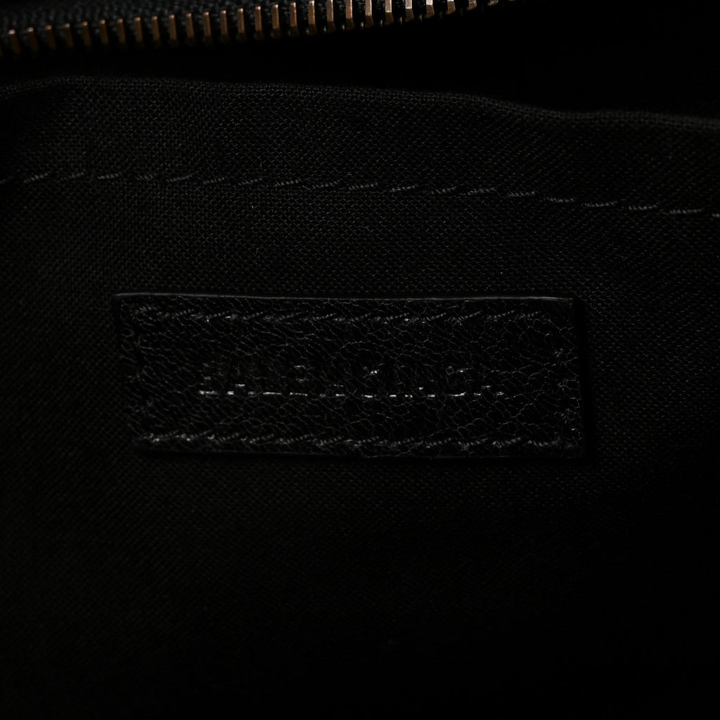 Balenciaga Agneau Arena Classic Hardware East West Le City Black
