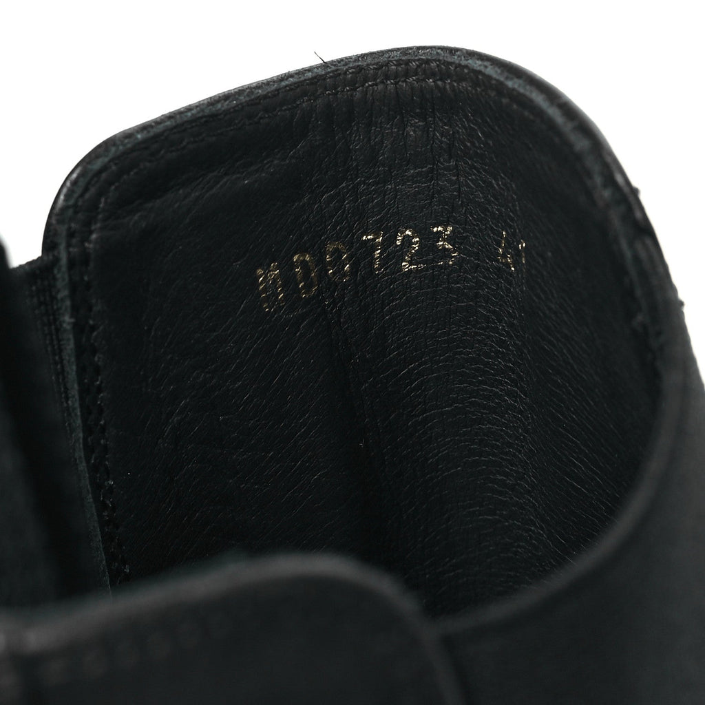 Christian Dior Calfskin Empreinte Ankle Boots 41 Black