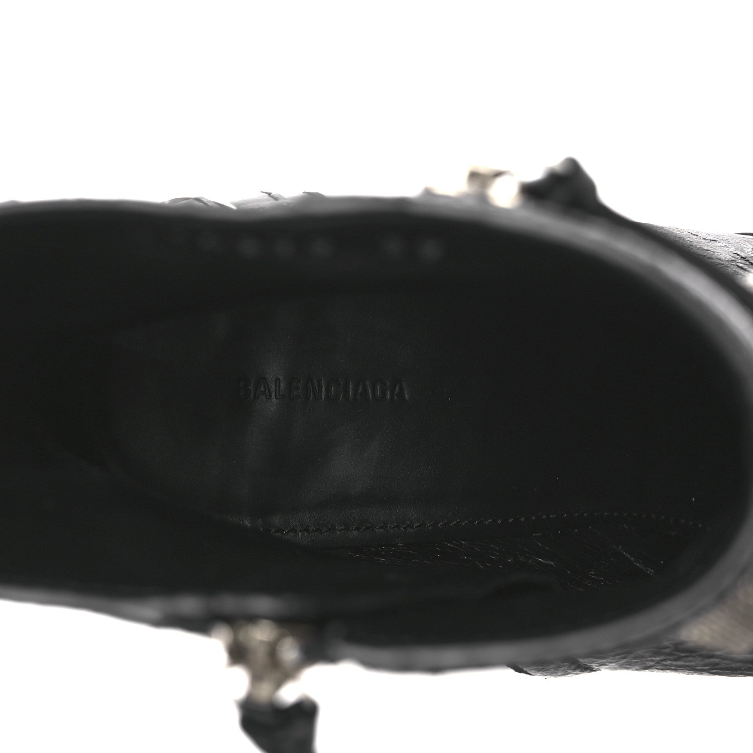 Balenciaga Agneau Arena Cagole 90mm Ankle Boots 39 Black