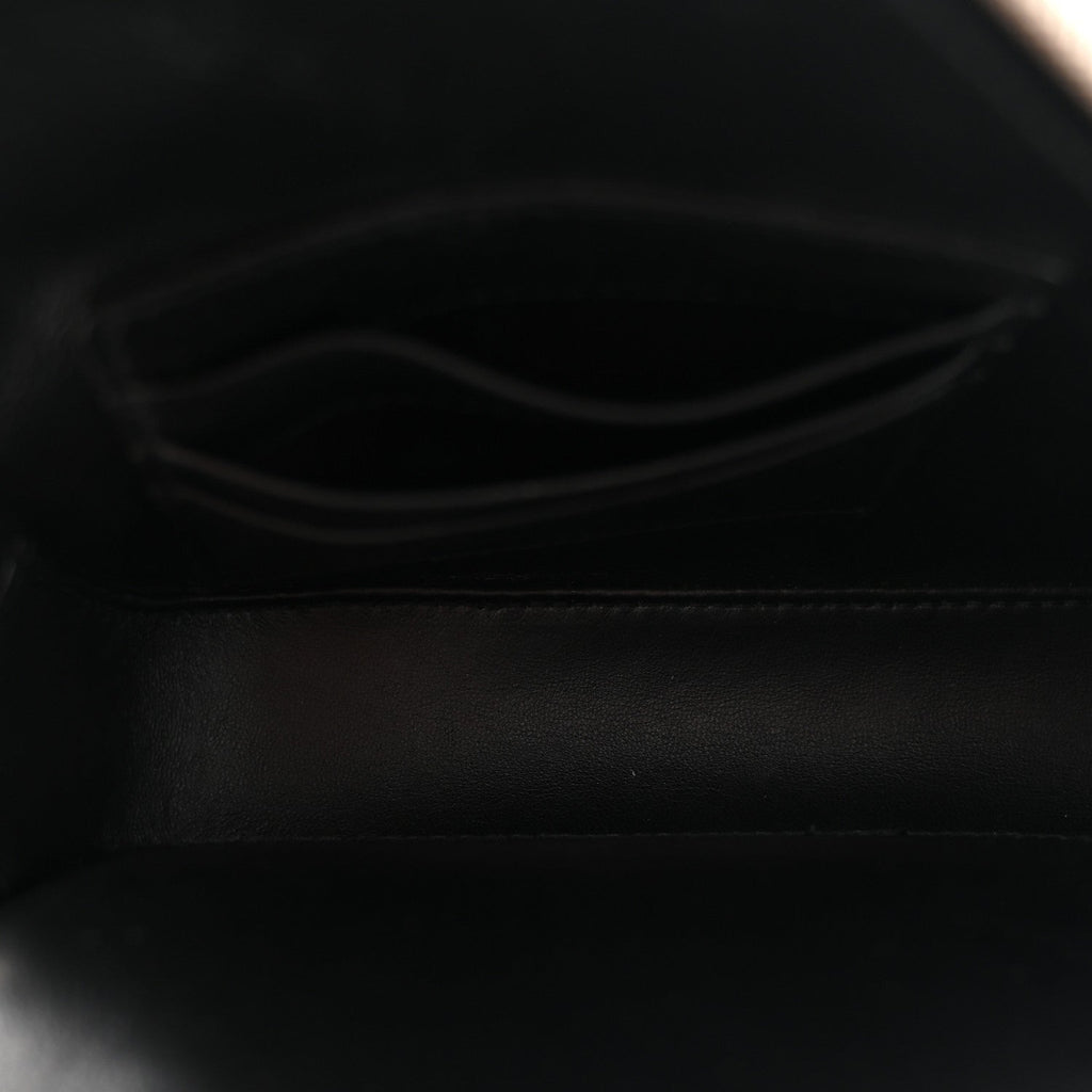 Balenciaga Glitter M Triangle Pouch Argent Black
