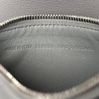Balenciaga Calfskin Logo Embossed Small Tool 2.0 North-South Tote Balenciaga Grey