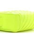 Balenciaga Grained Calfskin Embossed Car Camera Bag Yellow Fluo Black