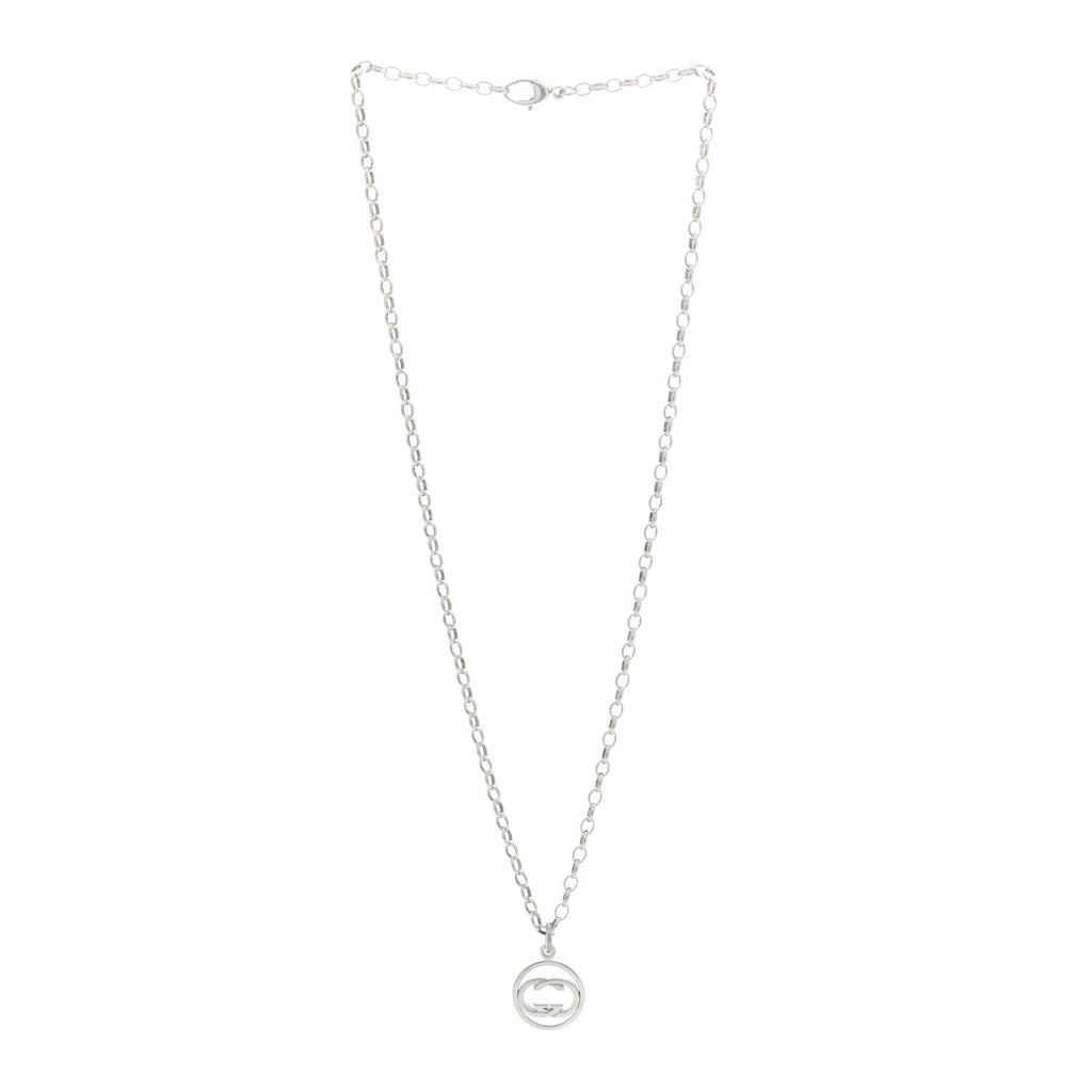 Gucci Sterling Silver Britt Necklace