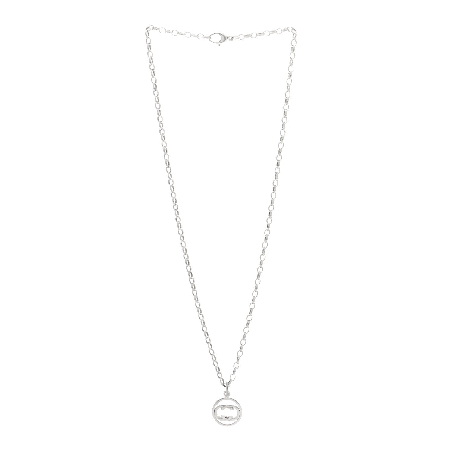 Gucci Sterling Silver Britt Necklace