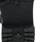 Christian Dior Calfskin Technical Fabric D-Major Boots 39 Black White