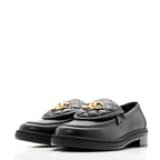 Chanel Lambskin Quilted CC Turnlock Loafers 38 Black