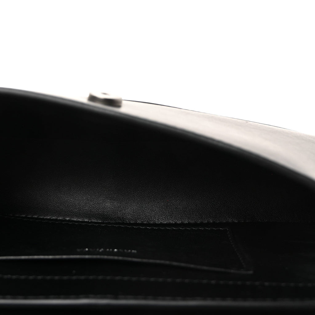 Balenciaga Box Calfskin Monochrome Small XX Flap Stretch Bag Black