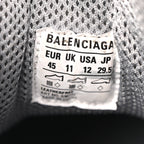 Balenciaga Fabric Mesh Dyed Mens Triple S Sneakers 45 Grey
