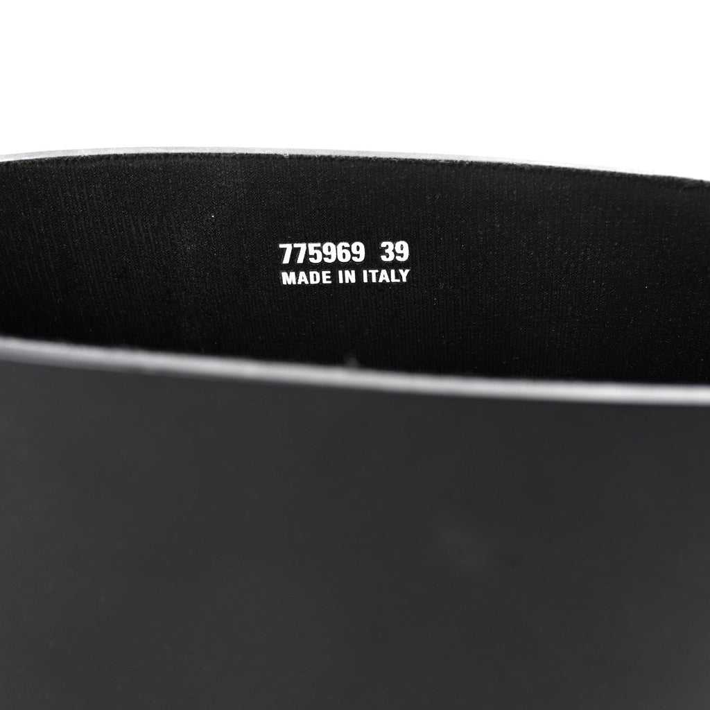 Balenciaga Rubber Bulldozer Rain Boots 39 Black