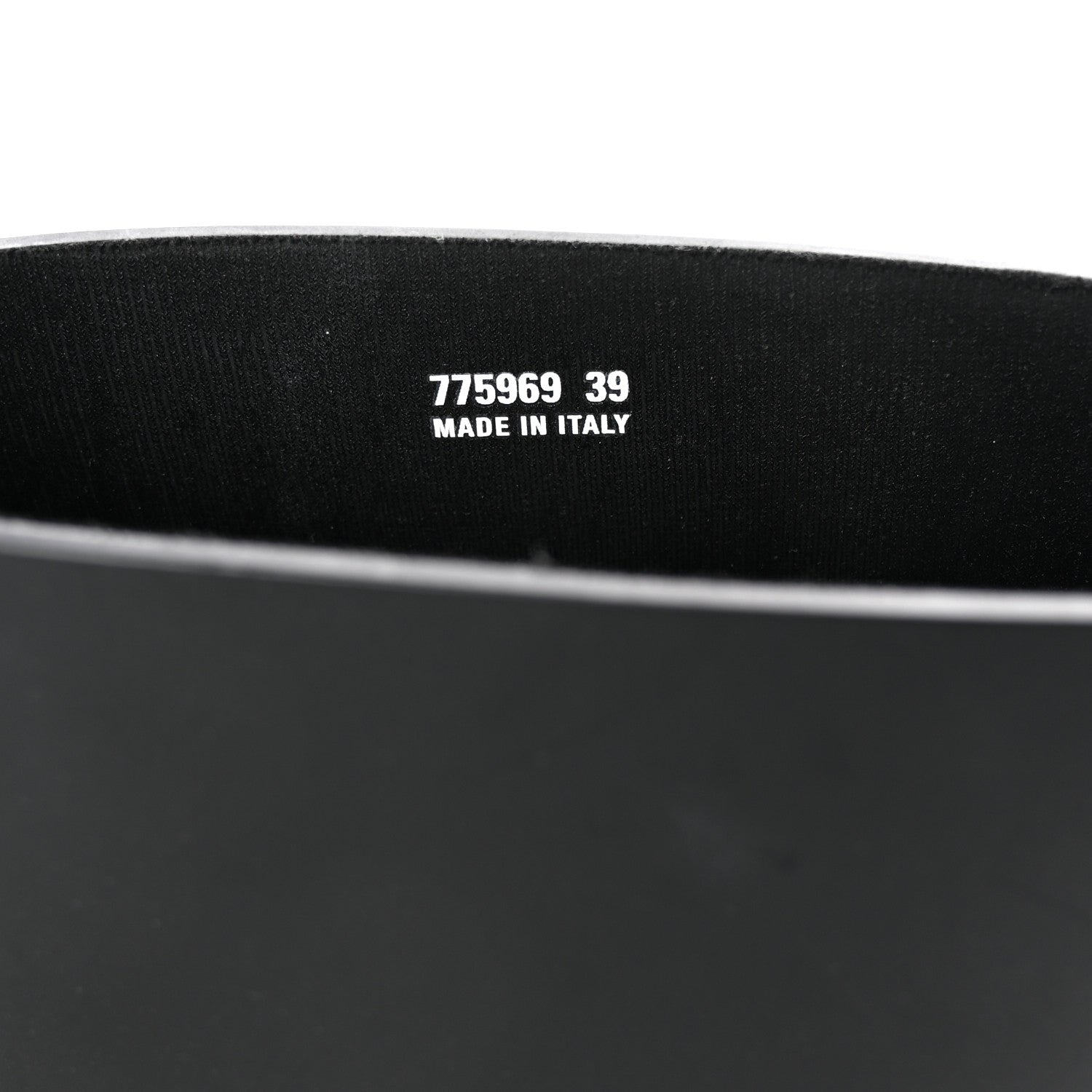 Balenciaga Rubber Bulldozer Rain Boots 39 Black