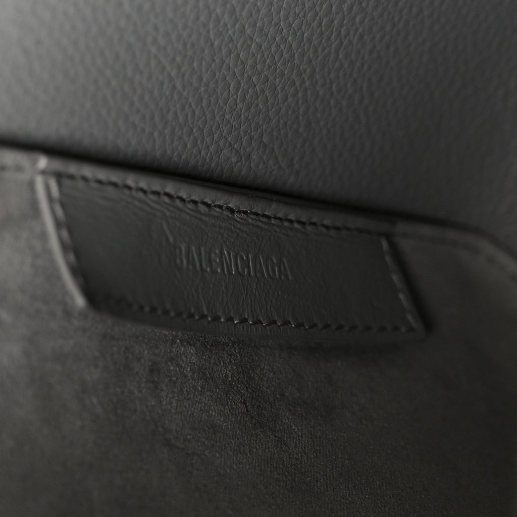 Balenciaga Calfskin Logo Embossed Small Tool 2.0 North-South Tote Balenciaga Grey