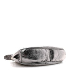 Balenciaga Metallic Agneau Arena Le Cagole Shoulder Bag XS Silver