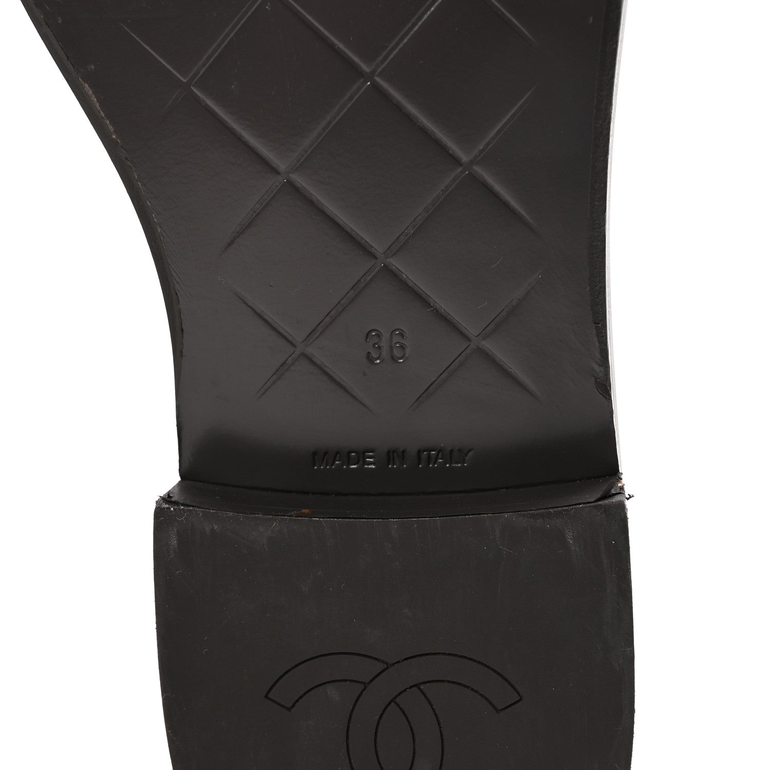 Chanel Lambskin Quilted CC Turnlock Loafers 36 Dark Brown