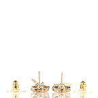 Chanel Pearl Crystal CC Drop Earrings Gold