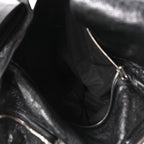 Balenciaga Agneau Arena Superbusy Large Sling Zip Shoulder Bag Black
