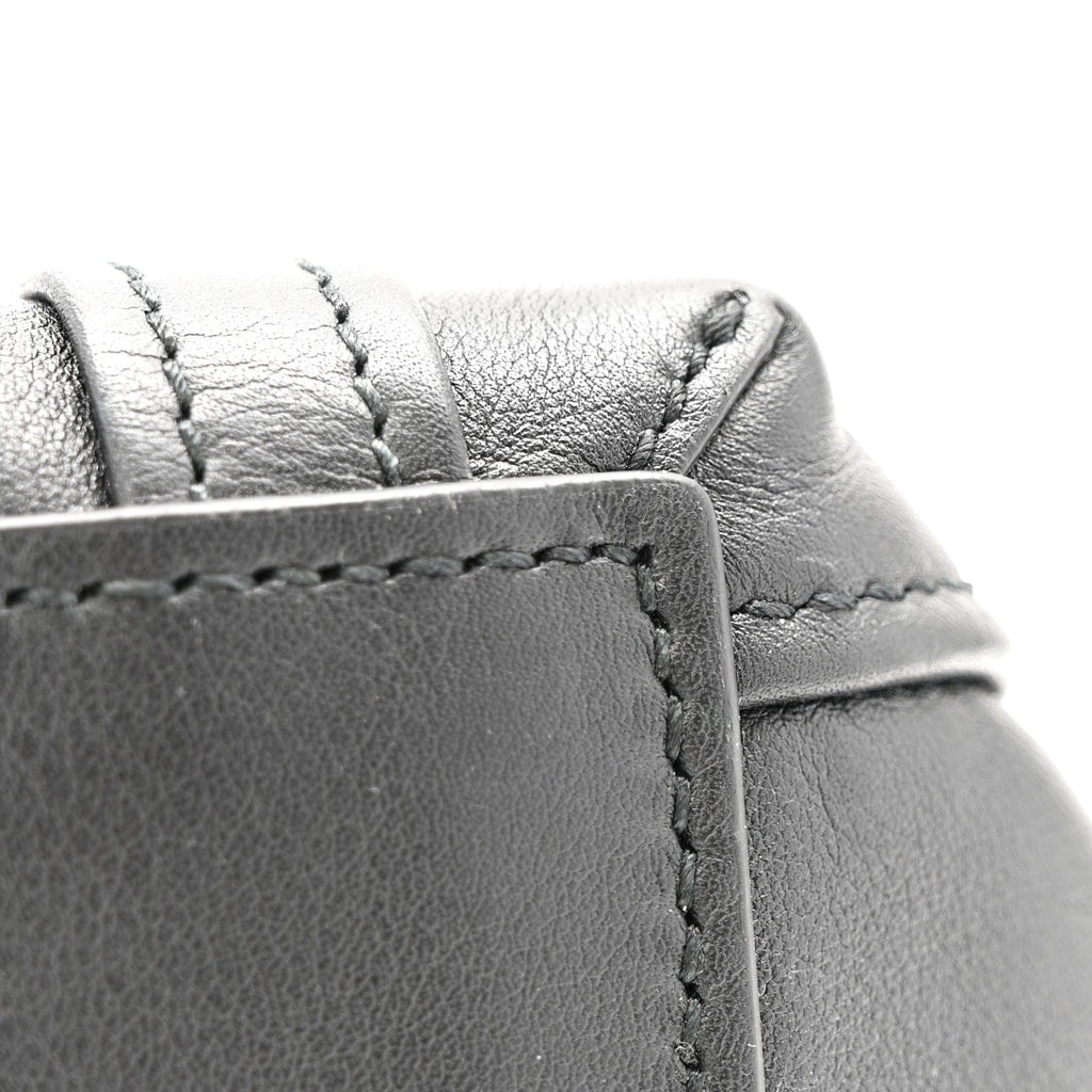 Balenciaga Calfskin XS Laundry Cabas Tote Black