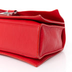 Balenciaga Arena Calfskin Small Crush Chain Bag Tomato Red