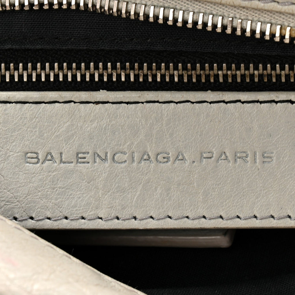 Balenciaga Agneau Giant 12 Silver Hardware Mini Twiggy Gris Glace