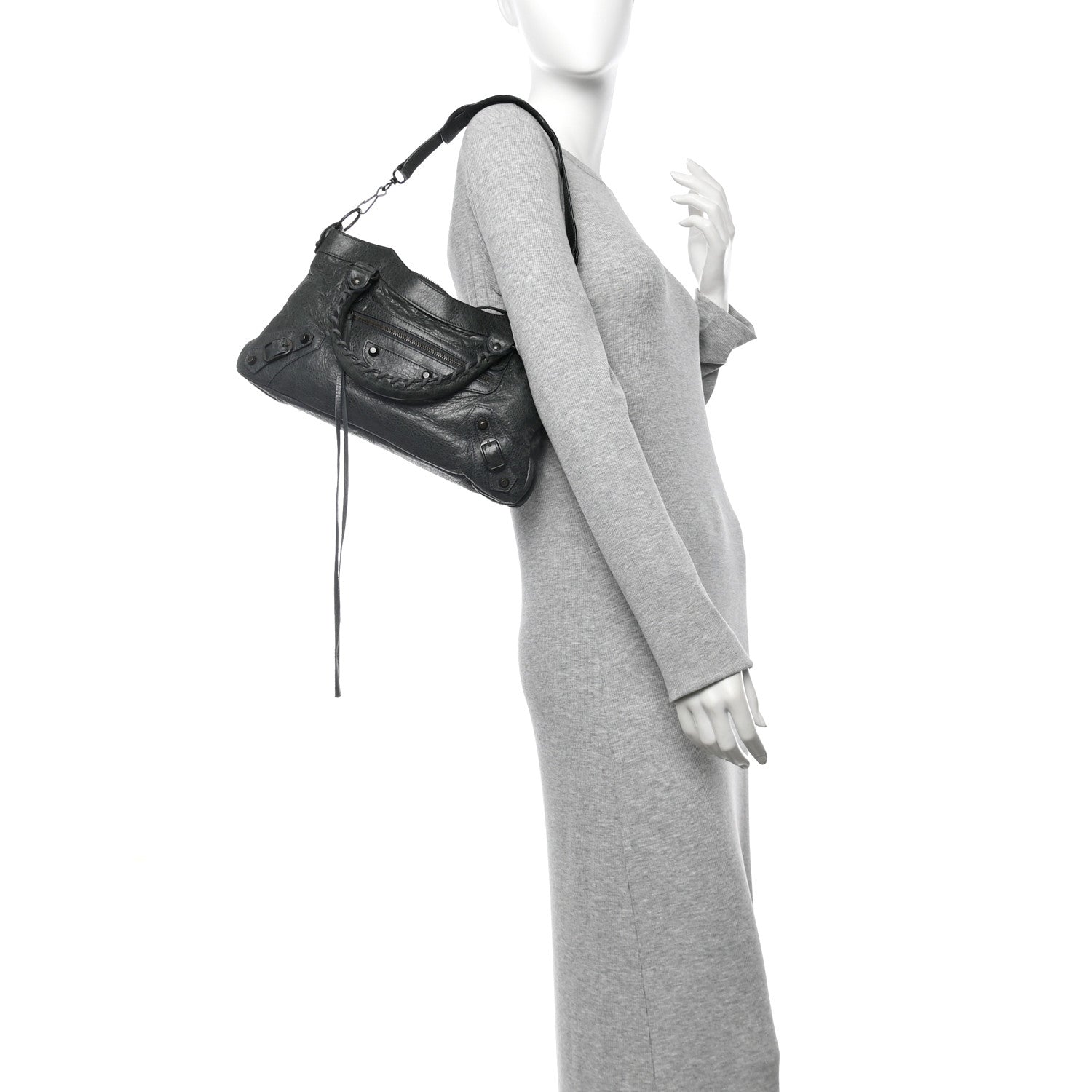 Balenciaga Agneau Classic Hardware First Anthracite