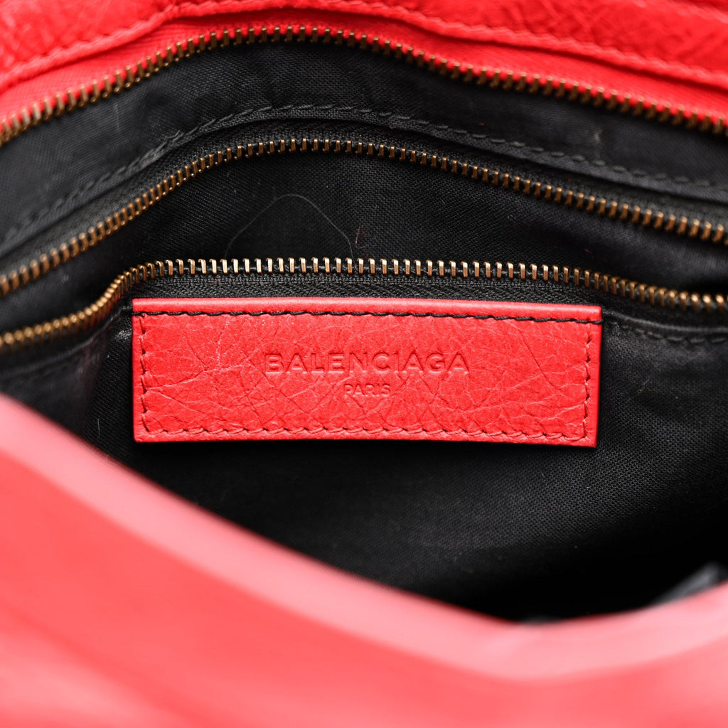 Balenciaga Agneau Classic Hardware S City Rouge Cardinal