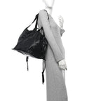 Balenciaga Calfskin Medium Cargo Tote  Black