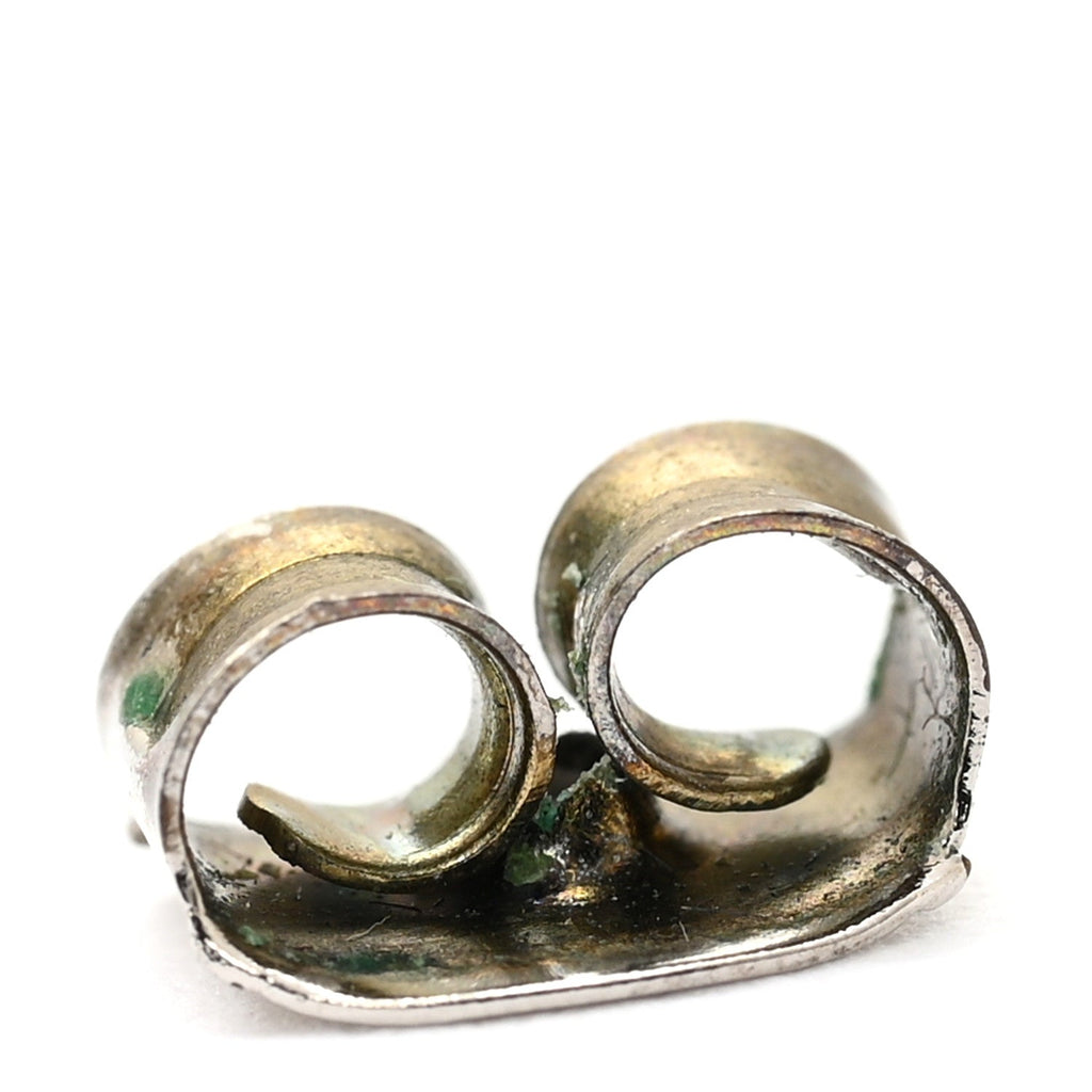 Chanel Metal Resin Crystal Pearl CC Lock Drop Earrings Gold Black