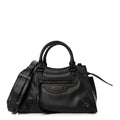 Balenciaga Grained Calfskin Neo Classic Black Hardware S City Black