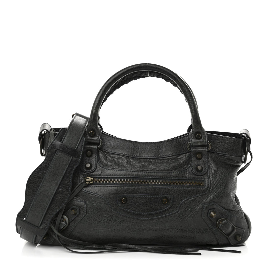 Balenciaga Agneau Classic Hardware First Anthracite