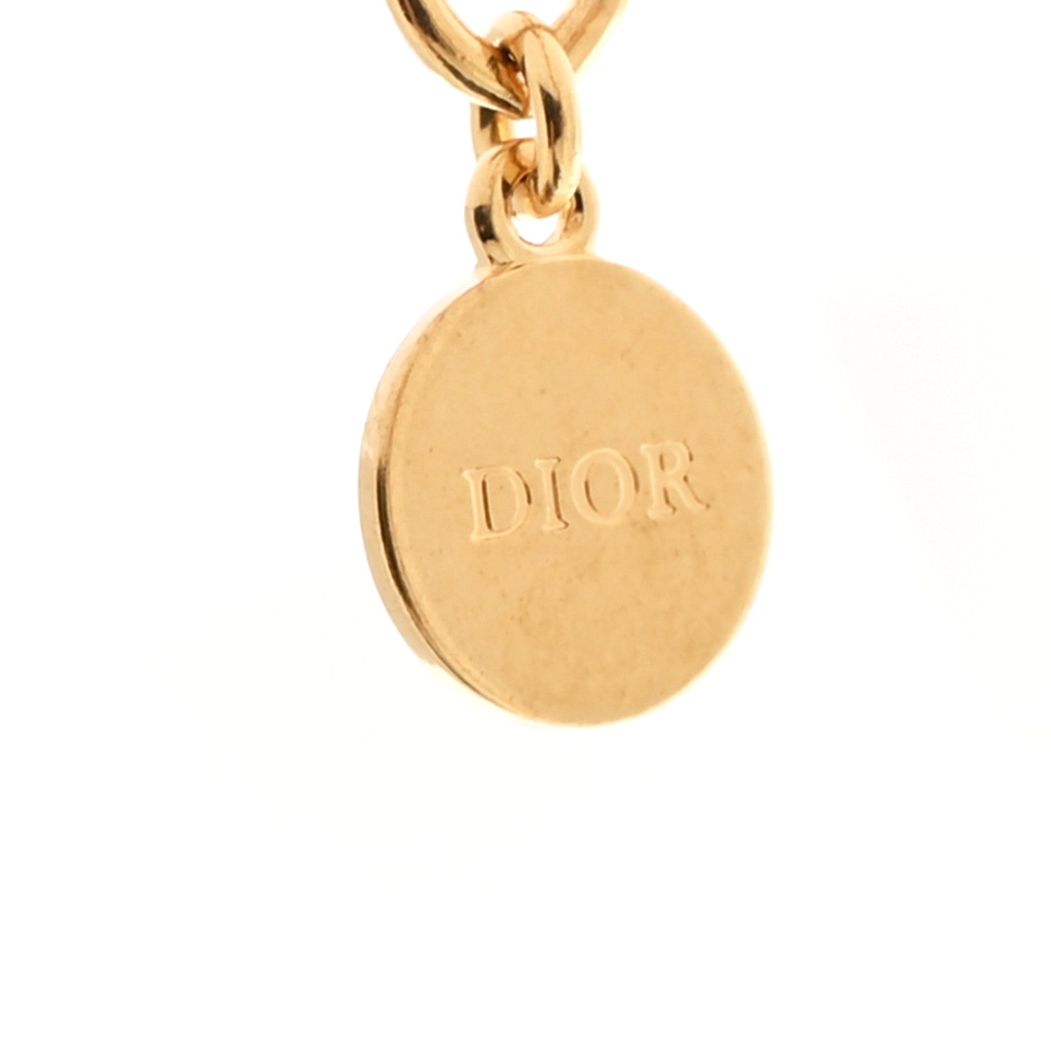 Christian Dior Metal 30 Montaigne Necklace Gold