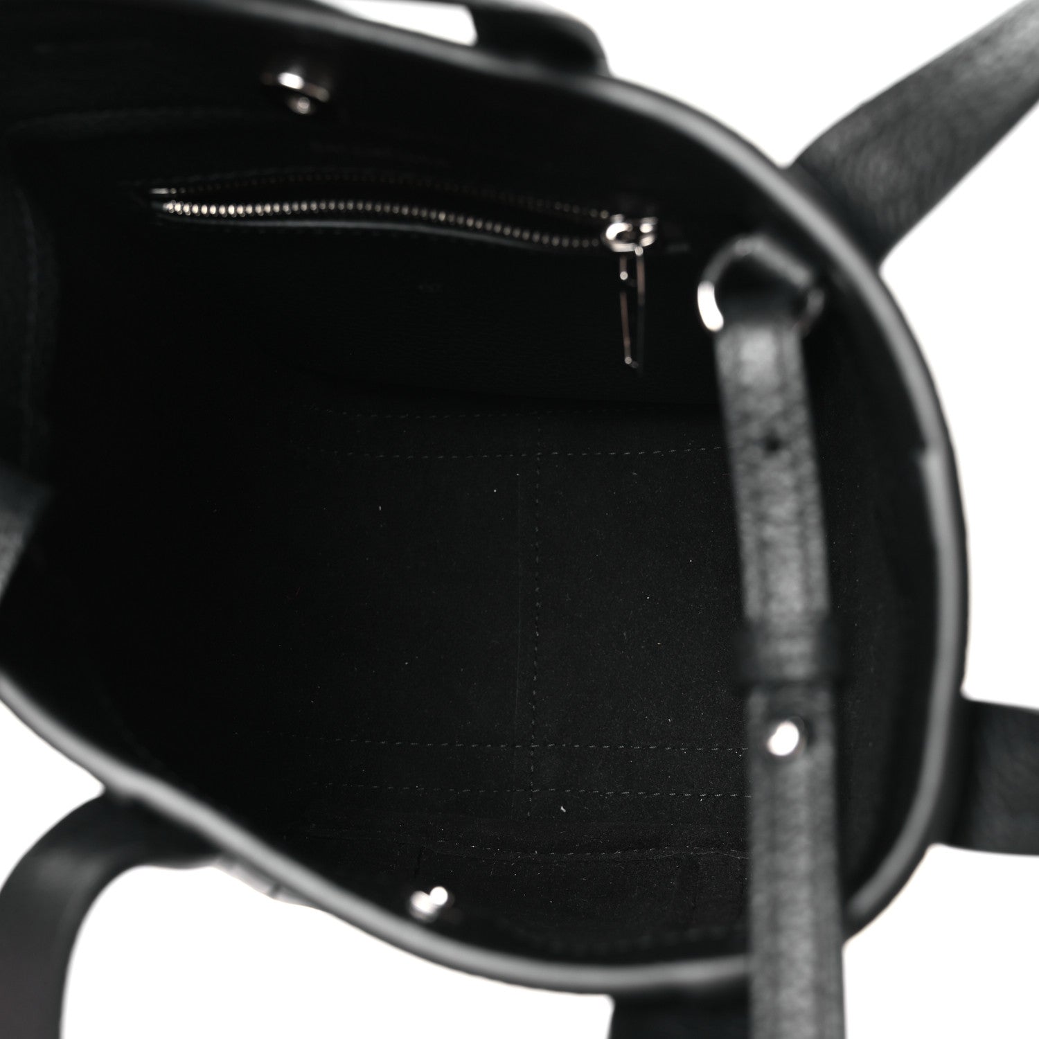 Balenciaga Grained Calfskin Mini 2.0 Everyday North South Shoulder Tote Bag Black