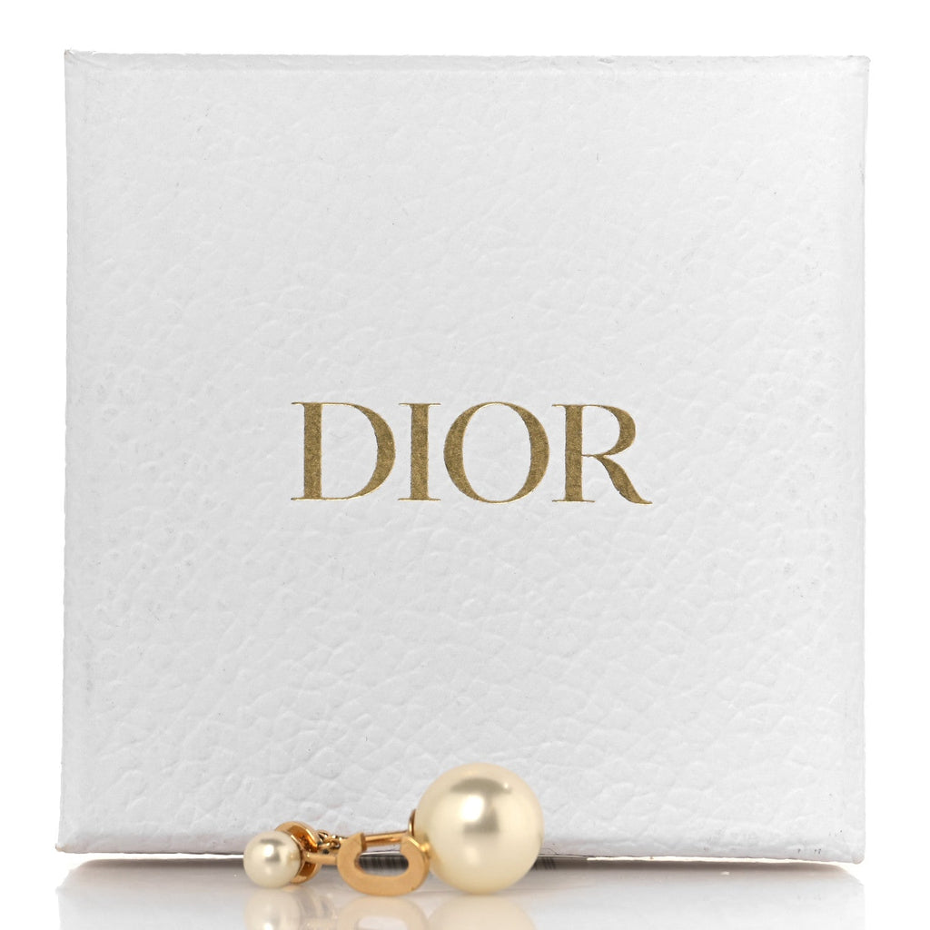 Christian Dior Pearl My ABCDior C Tribale Earring Gold