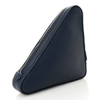 Balenciaga Calfskin Triangle Pouch M Bleu Canopee