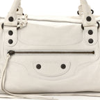 Balenciaga Agneau Classic Hardware Twiggy White