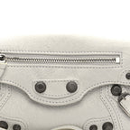 Balenciaga Agneau Arena Le Cagole Sling Bag XS Optic White
