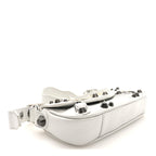 Balenciaga Agneau Arena Le Cagole Sling Bag XS Optic White