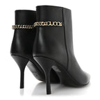 Gucci Calfskin Signoria Ankle Boots 36 Black