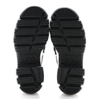 Gucci Magnum Calfskin Nappa Samoa Womens Horsebit Platform Chunky Lug Sole 40mm Loafers 35.5 Black