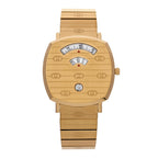 Gucci Stainless Steel 38mm Grip Quartz Watch Gold