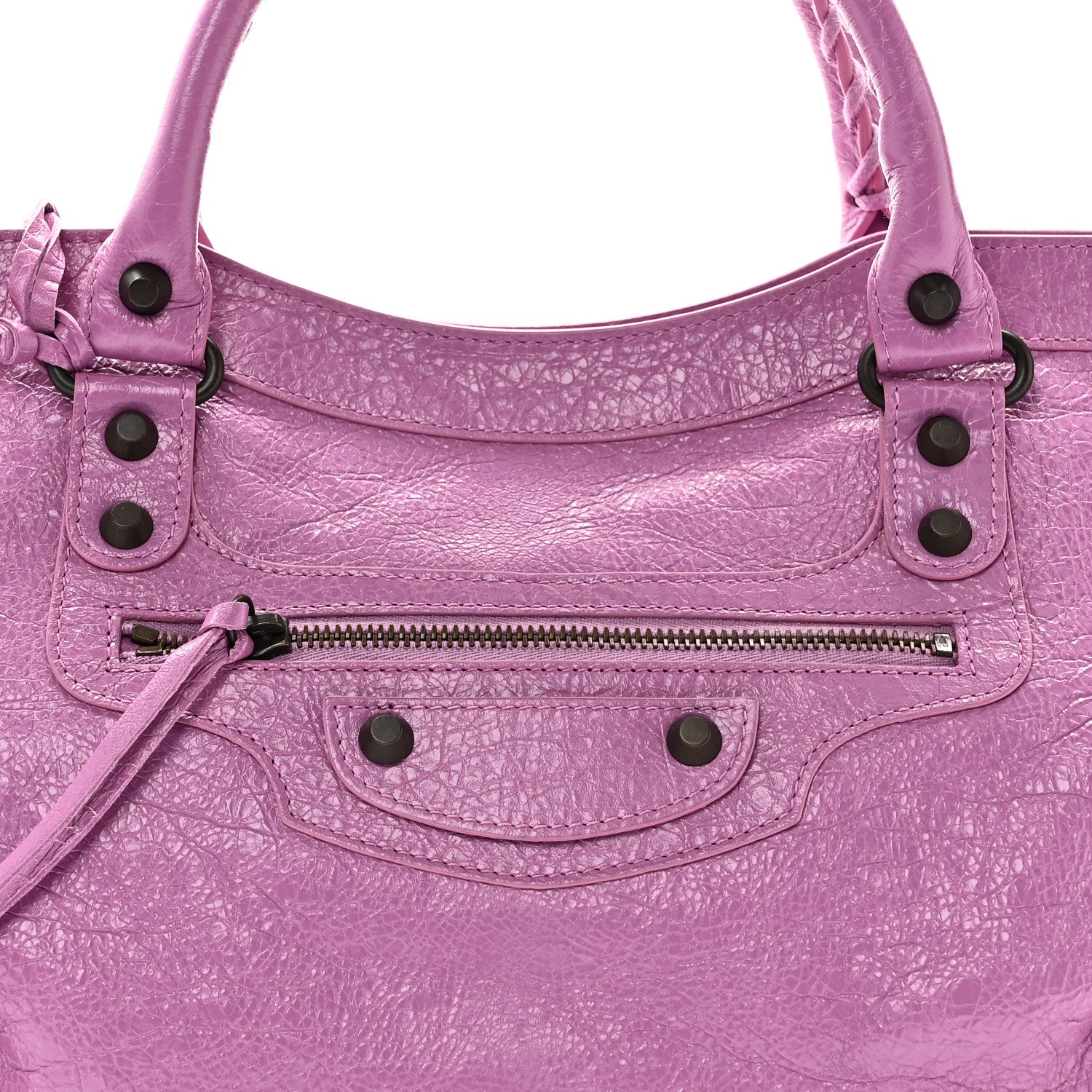 Balenciaga Agneau Classic Hardware City Rose Berlingot